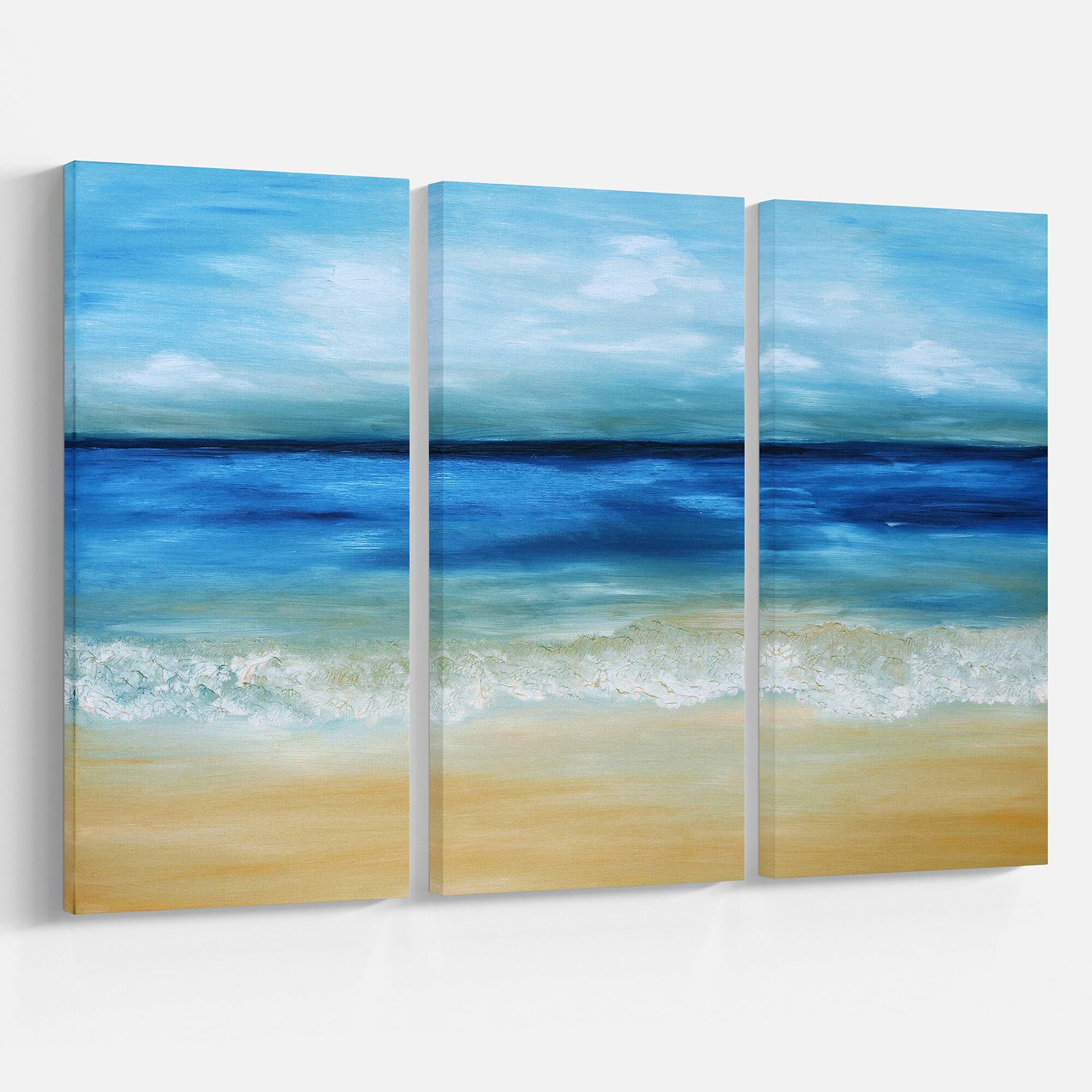 Designart - Warm Tropical Sea and Beach
